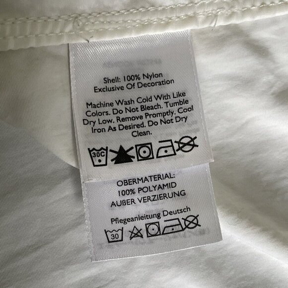 Eddie Bauer Womens First Ascent Travex Nylon Jacket Size XS Full Zip White Logo - Picture 15 of 16